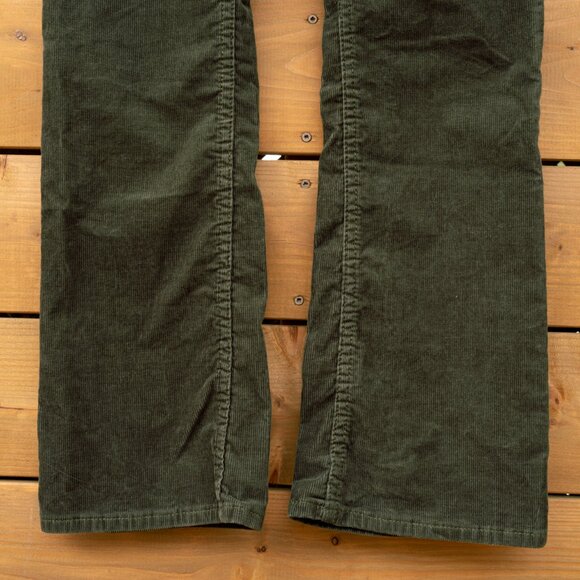 LIKE NEW! Gap Mid Rise Corduroy Baby Boot Pants Deep Green 2RS (Reg Short) - Picture 3 of 9